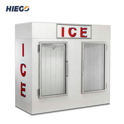 Congelador de sorvete comercial sólido Merchandiser Armário de imersão automático completo Freezer