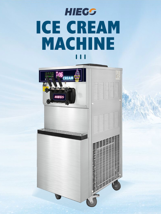 Máquina comercial do gelado do hotel 36l comercial móvel do fabricante de Gelato 0