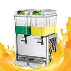 Mini dispensador de suco comercial 12l extrator tanque duplo bebida mista bebida gelada