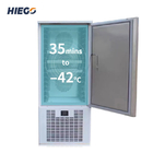Congelador de congelamento rápido de 15 bandejas, refrigerador de congelamento comercial de 1500 w