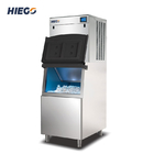 Máquina de gelo automática de 150 kg Armazenamento de 110 kg Refrigeração a ar Máquina de cubos de gelo comercial