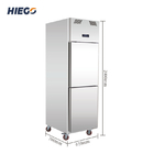 500L equipamento de refrigeração ereto comercial do restaurante das portas do congelador 2