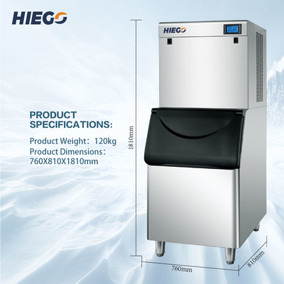 400kg/máquina do fabricante do cubo gelo do dia com sistema de refrigeração do ar e para vender o gelo