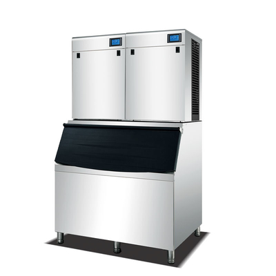 Máquina de fazer gelo automática R404a 800kg 220v Máquina de fazer gelo industrial