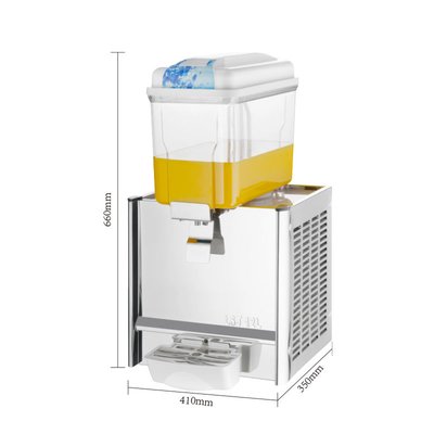 Máquina dispensadora de suco frio 12l totalmente automática máquina de resfriamento de bebidas 18l