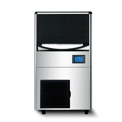 Máquina de gelo comercial 150 lb para bar hotelaria 60kg máquina automática de cubos de gelo