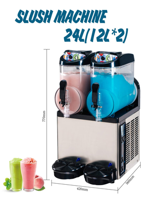 Máquina de raspadinha italiana comercial 24l R22 congelada para margarita