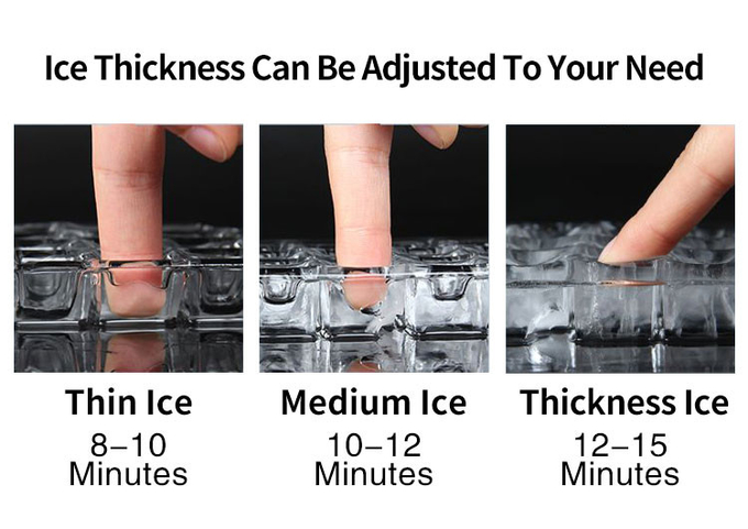 Máquina de fazer gelo em cubos de 1 tonelada Cristal 1000 kg/24 horas Máquina de fazer gelo de grande capacidade 1