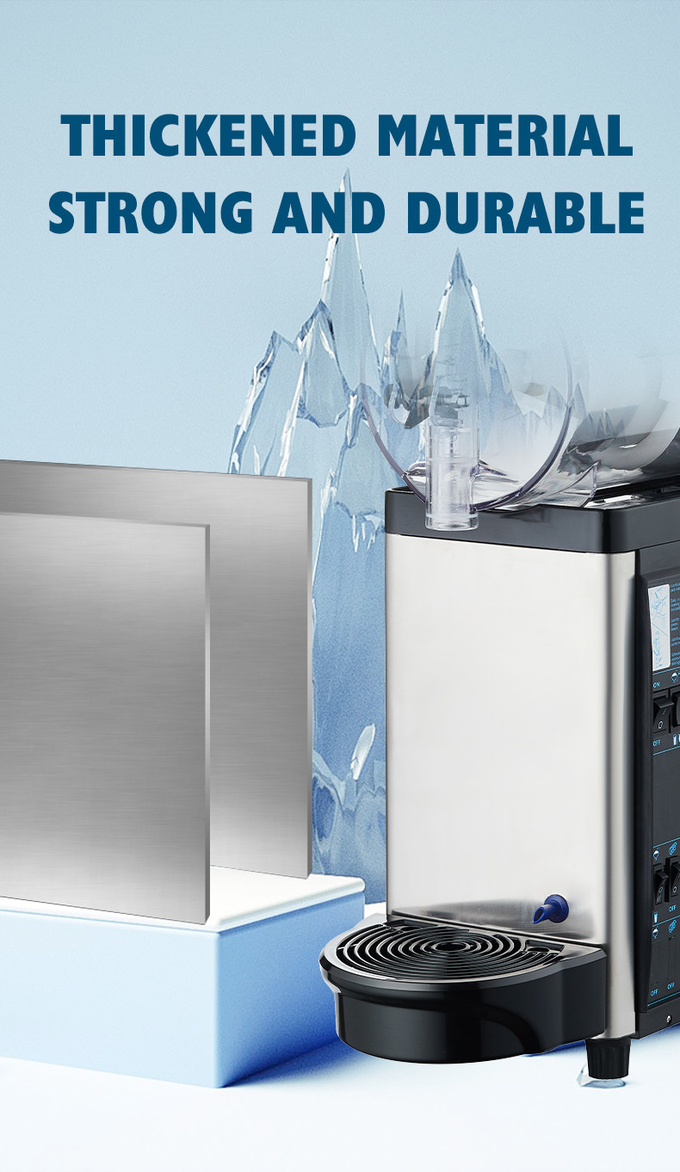 Máquina de fazer raspadinha de gelo comercial para bebidas geladas 12l 2