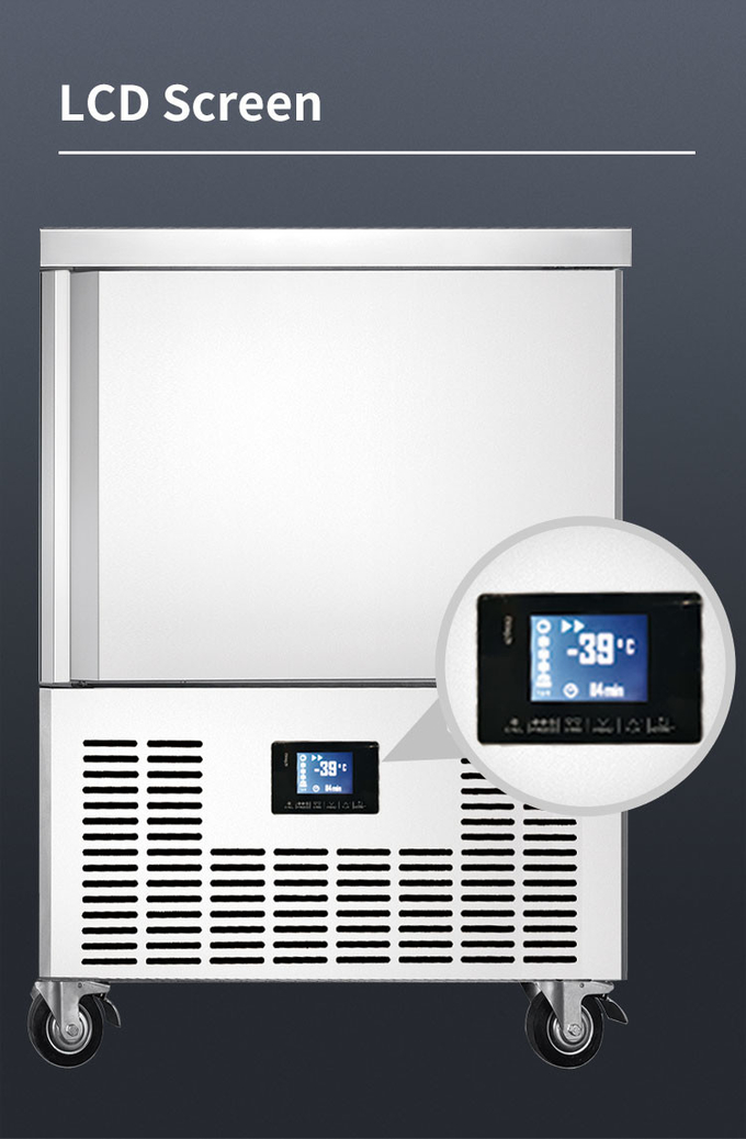 5 bandejas de armazenamento a frio automática ultracongelador resfriador de bancada descongelamento 6