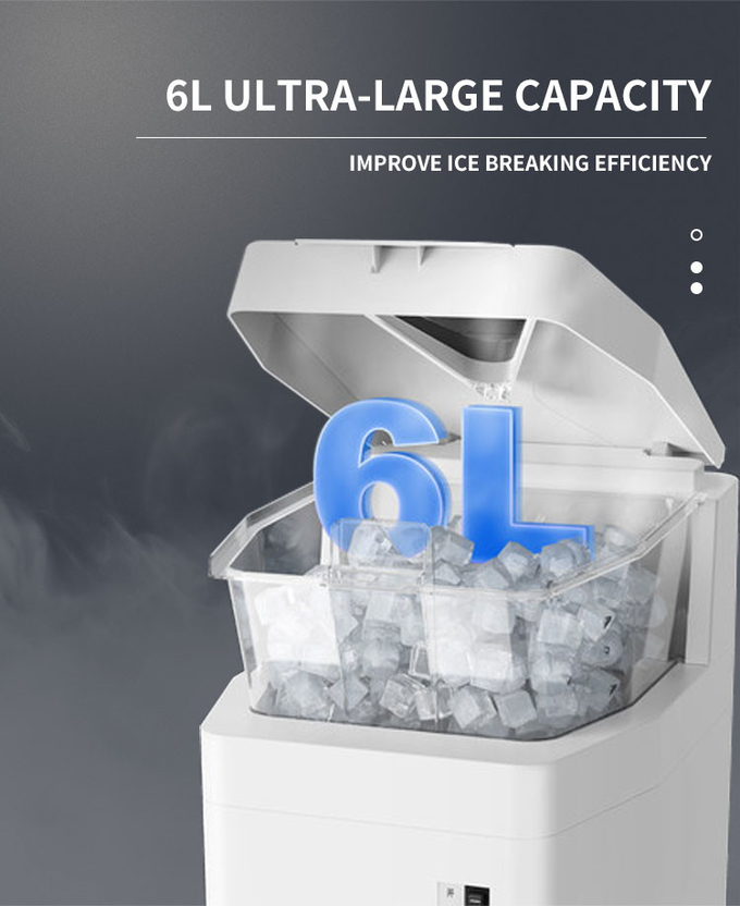 Máquina de fazer gelo raspado comercial 320rpm totalmente automática 680kgs/H 8